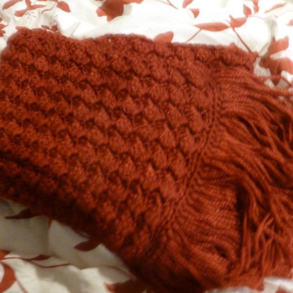 Winter ready - Warm Super Long Handmade Scarf New 100"x9" - Picture 6 of 6